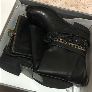 Black leather Riding Boots 💕